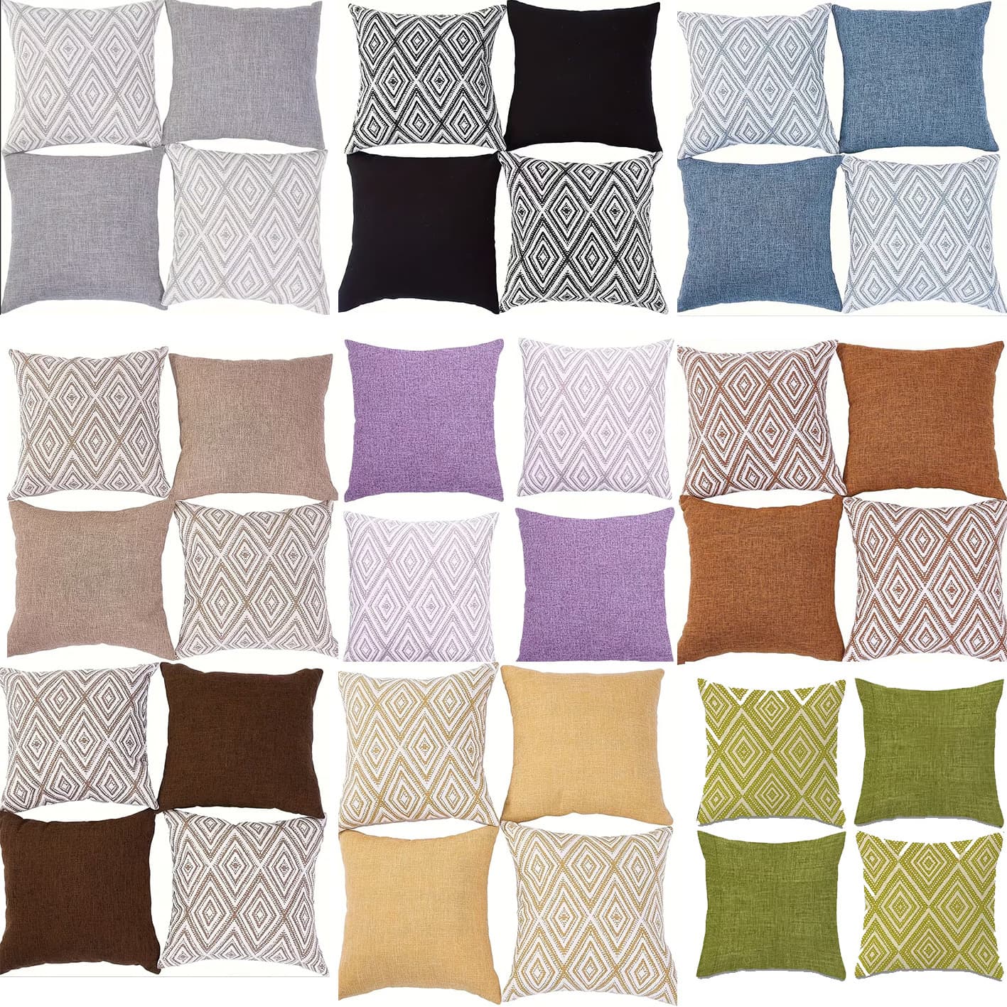 Cross-border Hot Selling Modern Minimalist Throw Pillow Cover Home Fabric Living Room Sofa Office Cushion Cover Wholesale for Export