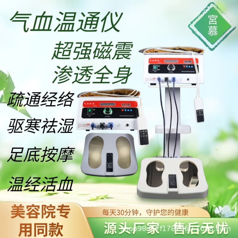 Qi and Blood Warming and Unblocking Wellness Therapy Device, Terahertz Energy Balance Device, Body Circulation Machine, Foot Sole Heat Therapy Massager