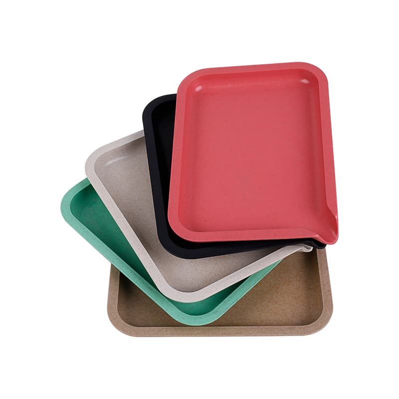 Cross-border Hot Selling Biodegradable Plastic Tray with Funnel Rolling Tray Multifunctional Wake-up Grass Tray Smoking Accessories Wholesale
