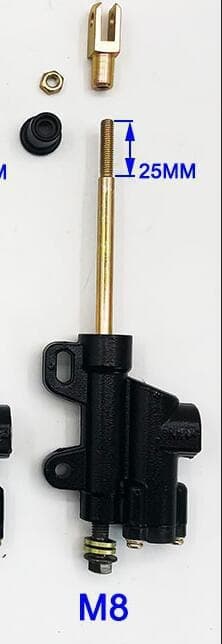 Dirt Bike 110-125CC Apollo Feiying Kawasaki Rear Brake Master Cylinder Thick Rod M10 Rear Pump