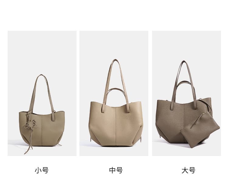 Commuter Bag Wings New Genuine Leather Large Capacity Shoulder Bag Top Layer Cowhide Commuter Large Capacity Handbag 2026