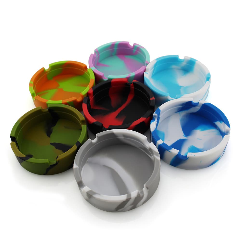 Home Use Ashtrays Cigarette Ash Holder Creative Design Decorative Accessories Durable Materials Various Colors Available