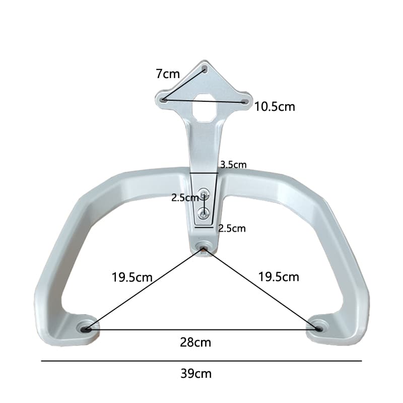 Applicable to Tailg K10B02 electric vehicle tail rack, Oujunniu electric vehicle backrest cushion, and tail wing bracket