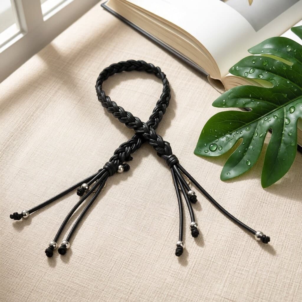 Woven Microfiber Leather Bag Strap Women's Crossbody Shoulder Bag Chain Accessories Eco-Friendly PU Leather Rope Handbag Strap Wholesale