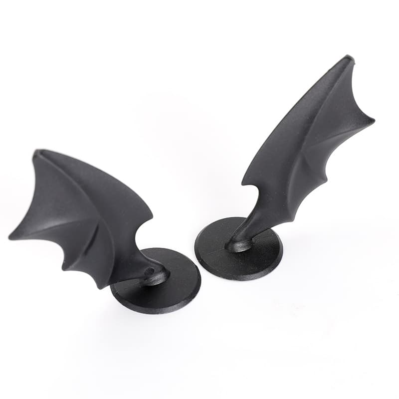 Personalized and creative electric vehicle helmet decorations: bat wings, devil wings
