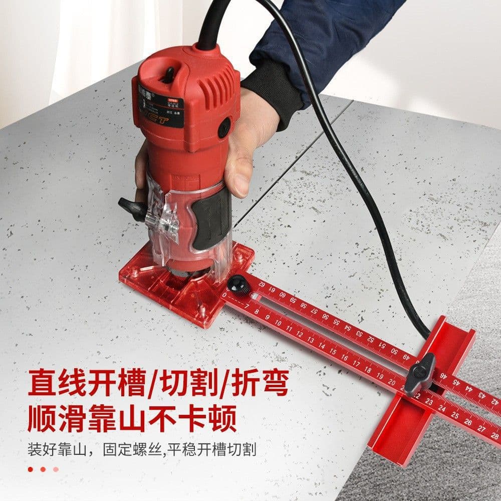 Woodworking Cutting and Milling Circle Trimmer Hole Puncher Circle Hole Milling Grooving Positioning Auxiliary Fence Standard Model Source Factory