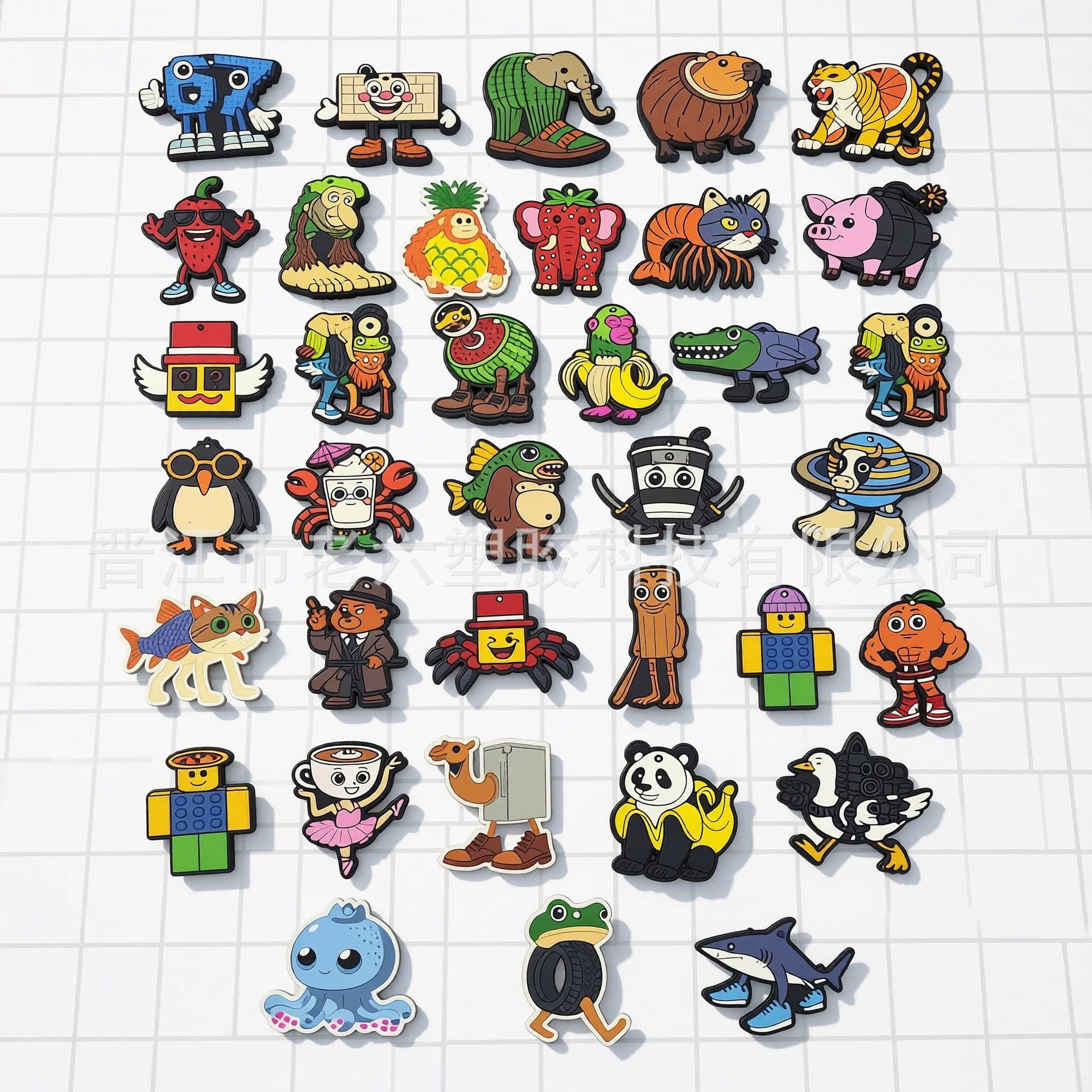 Shan Hai Jing Shoe Charms Premium Shoe Flowers Cartoon Game Accessories Croc Shoe Charms Shoe Accessories DIY Soft Rubber Shoe Clips