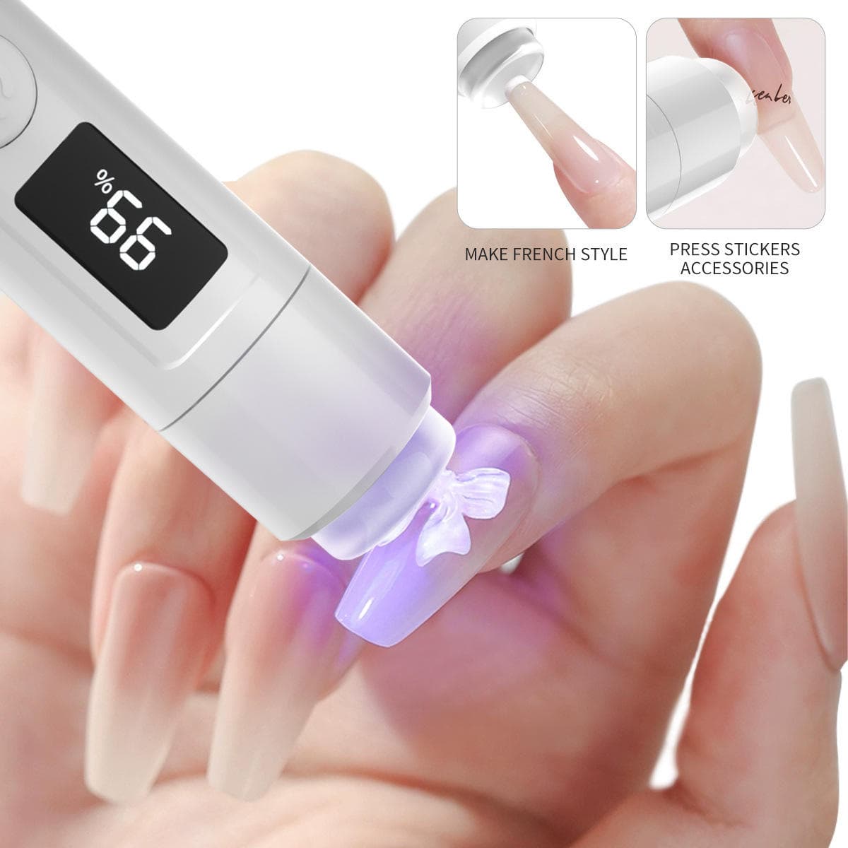 Portable Mini UV Nail Dryer for Manicure and Gel Nail Flash Curing Light