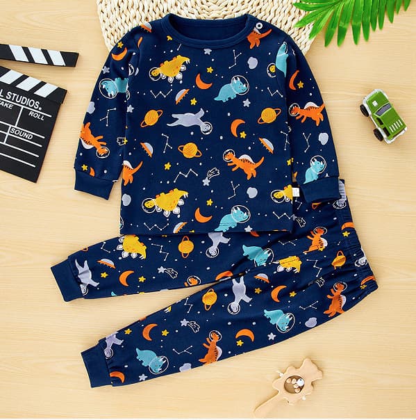 Spring children's clothing, children's underwear set, pure cotton, small and medium-sized children, autumn clothes, long pants, baby pajamas, home clothes wholesale