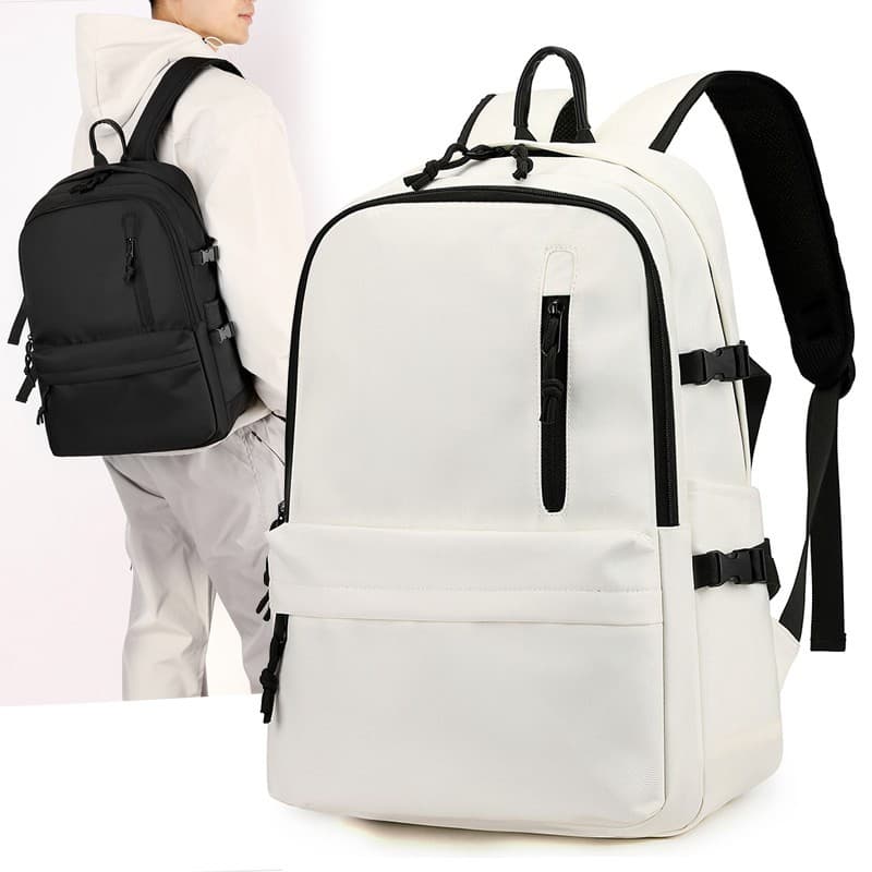 New Cross-Border Backpack Simple Student Backpack Large Capacity Travel Casual Backpack Textured Backpack