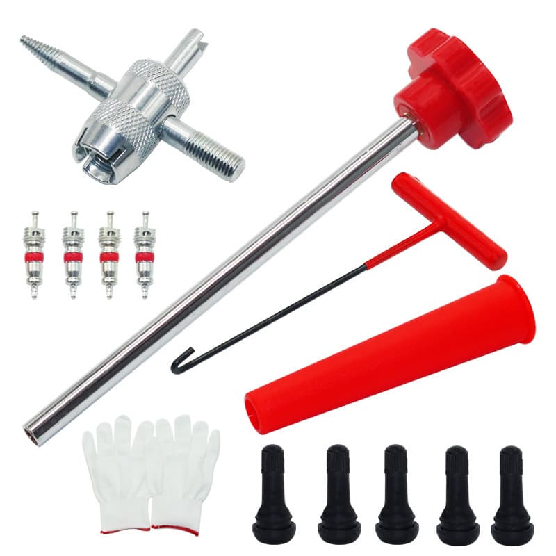 Tire Valve Installation Tool Kit Tire Repair Tool Valve Core Tool Remover Wrench