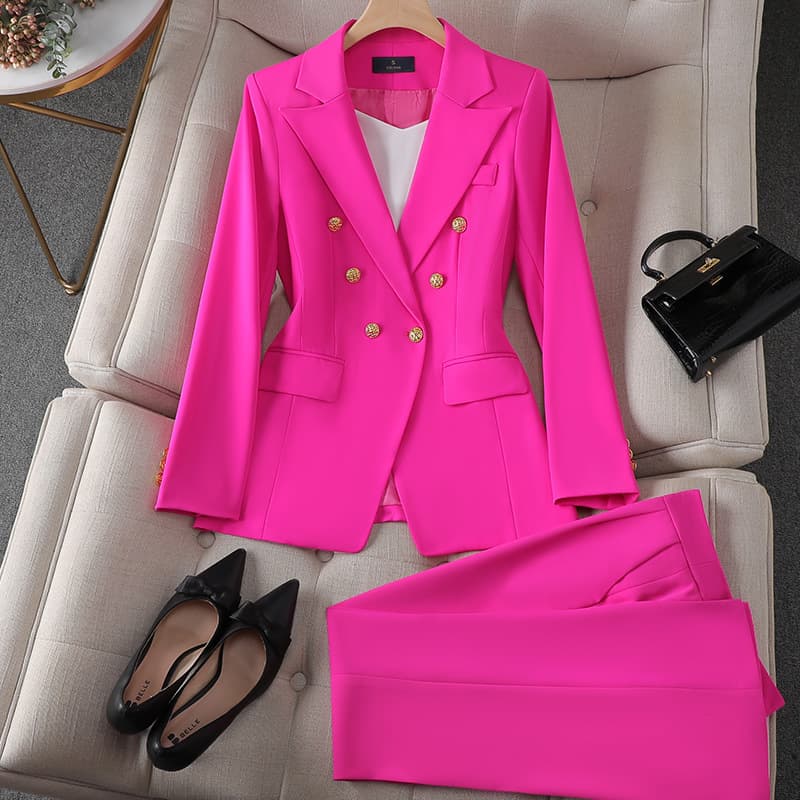 High-End Professional Suit Set for Women Spring/Autumn 2025 New Year's Gala Host Formal Blazer