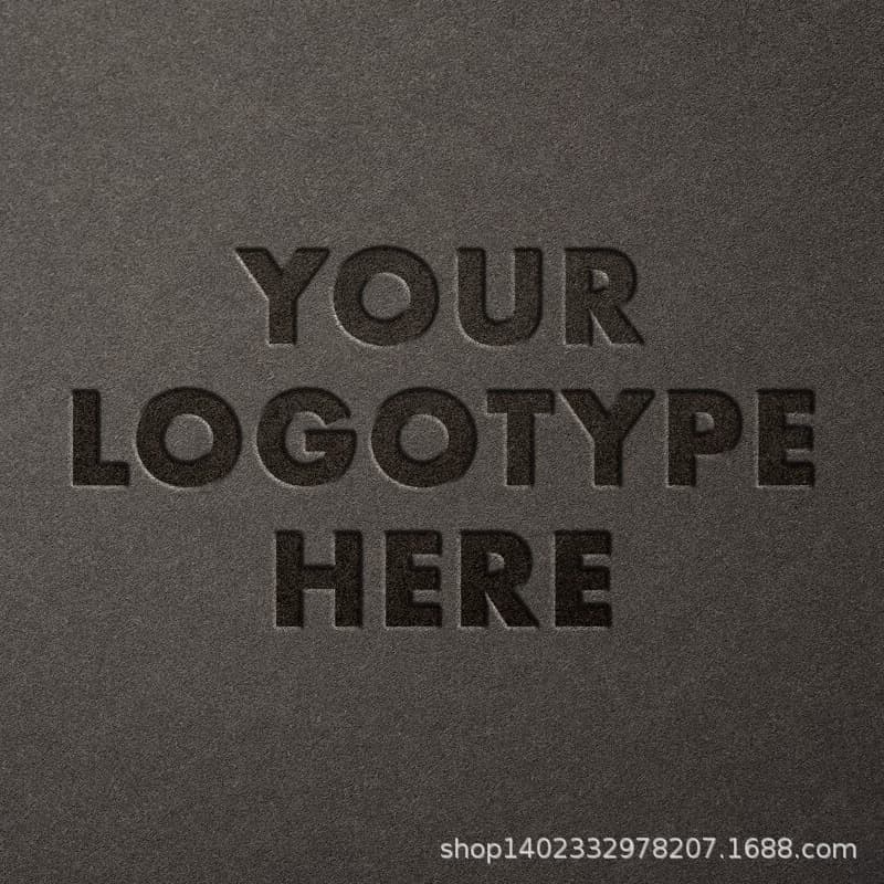 Yiwu Jeans Waist Tag Logo Embossed Leather Label Custom Clothing Trademark Selected PU Imitation Leather Processing