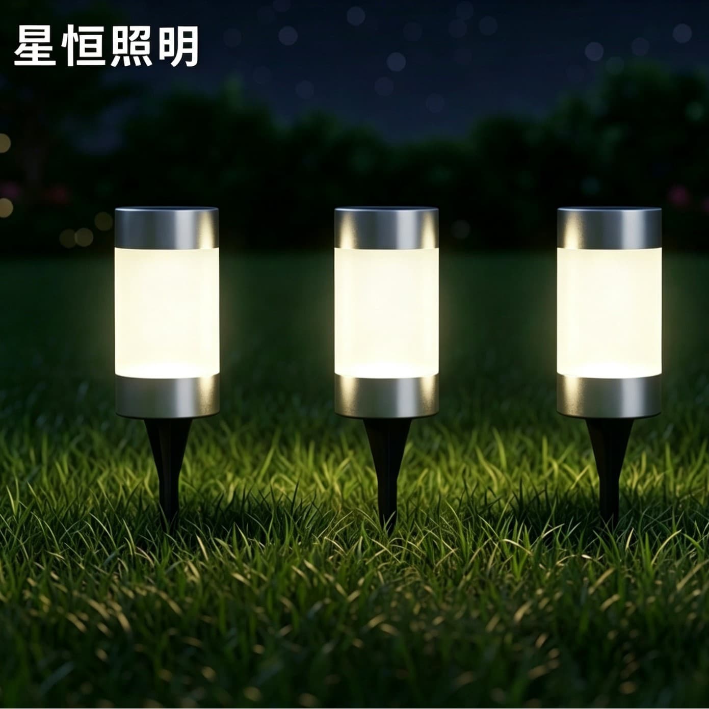 Solar Mini Garden Light Outdoor Ground Plug Led Garden Light Solar Plastic Lawn Light Courtyard Landscape Light