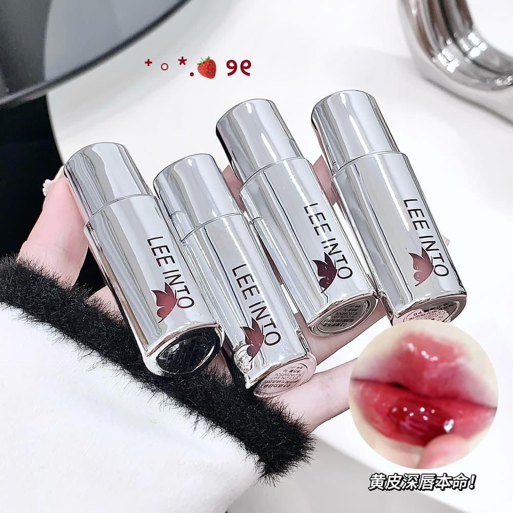 LEEINTO Glossy Lip Glaze Mirror Water Glass Lip Glaze Long-lasting Lipstick Cross-border Beauty Lip Gloss