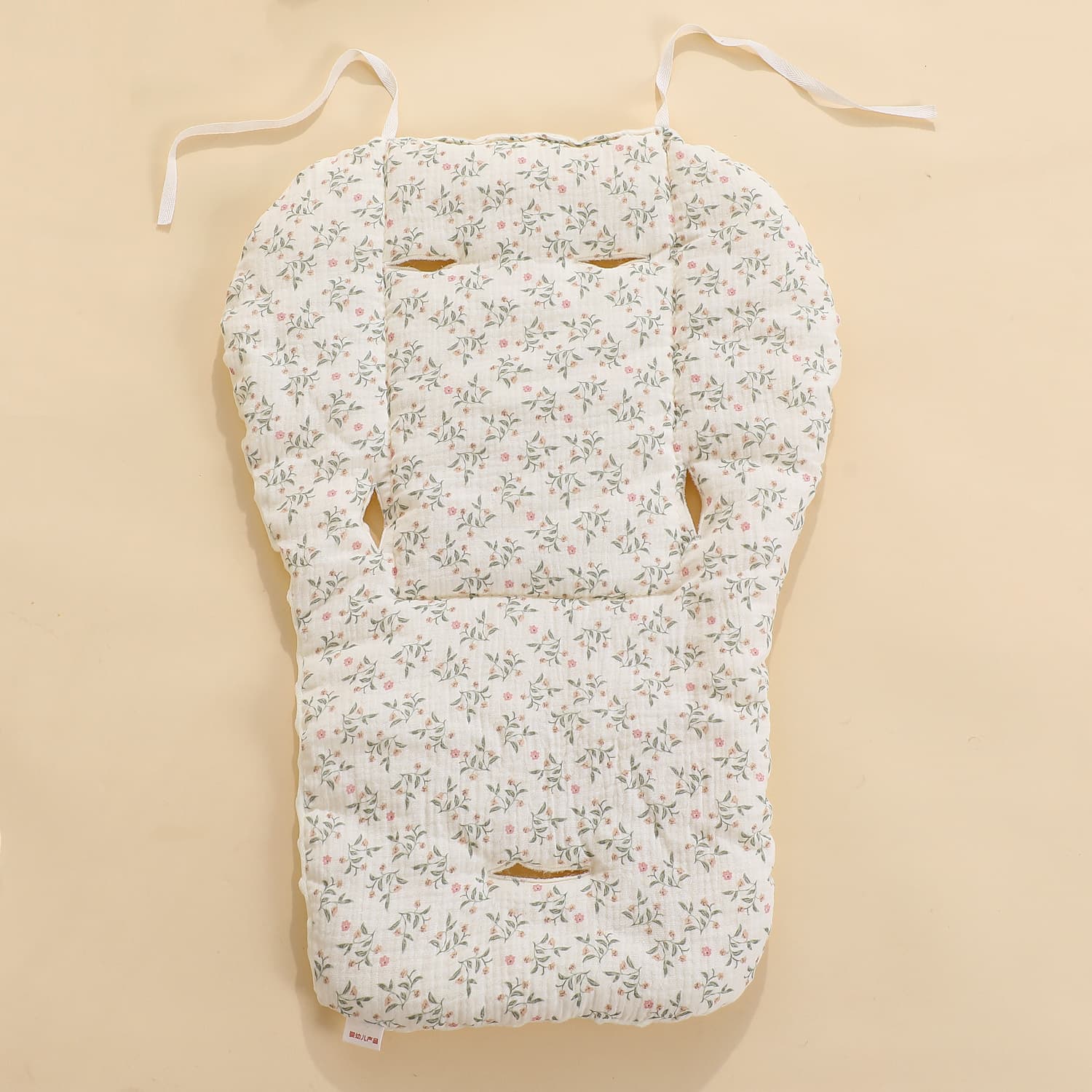 New Baby Stroller Pad Soft Thickened Bean Fleece Cushion Warm Cotton Mattress Stroller Pad Quilted Mat