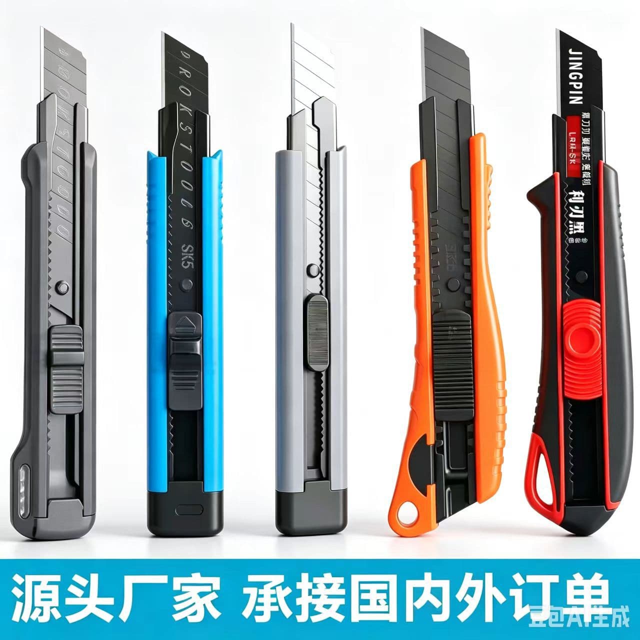 Utility knife source manufacturer large industrial heavy wallpaper knife factory 18mm wholesale styles complete