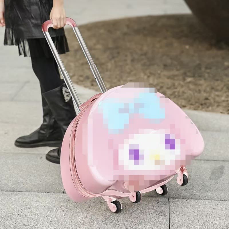 2024 New Children's Luggage Large Capacity Swivel Wheel Trolley Case 3D Cartoon Pattern Travel Suitcase Factory Wholesale