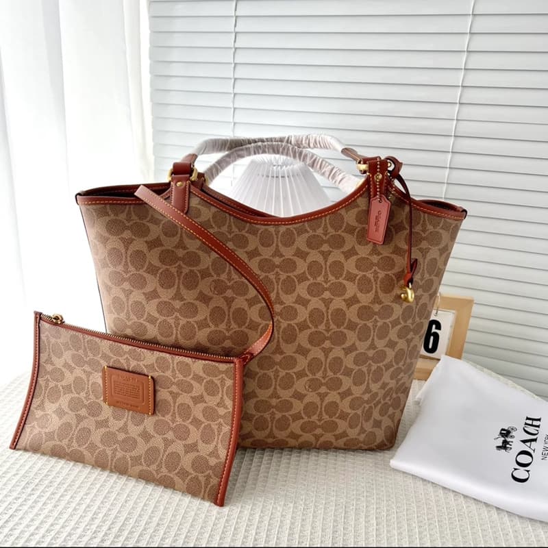 Kou C Family New DAY32 Mother-Child Tote High Version Classic Monogram Handbag Shopping Bag Large Capacity Shoulder Bag for Women