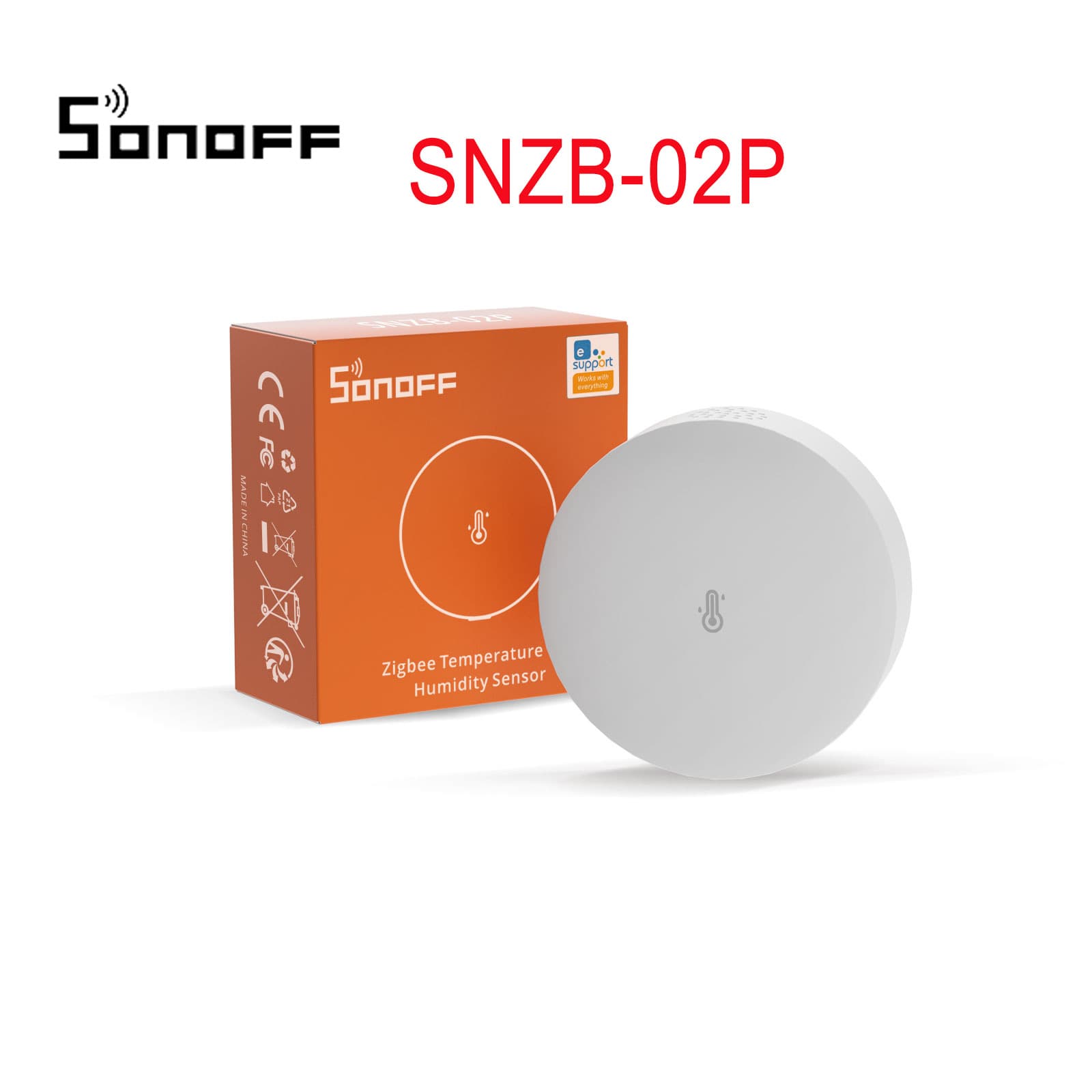 SONOFF SNZB-02P Zigbee 3.0 Temperature and Humidity Sensor Smart Home with Battery