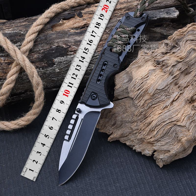 Cross-border Stock Folding Knife Outdoor Camping Survival Tactical Knife Stainless Steel Portable Pocket Knife Factory Direct