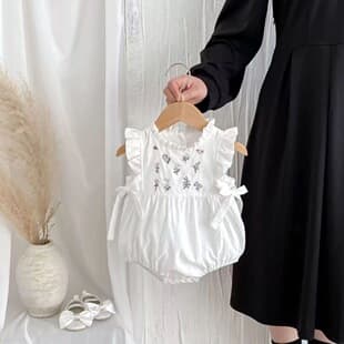 Baby Onesie Summer New Fashionable Baby Clothes Princess Summer Romper Full Moon Bodysuit Crawler Thin