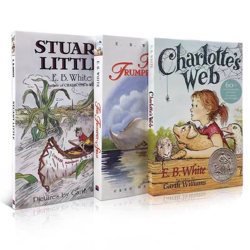 Charlotte's Web English book children's literature novel Charlotte's Web EB White extracurricular