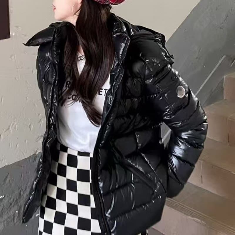 High-End Celebrity Style Down Jacket, Faye Wong Same Style Bady Women's Short Padded Warm Lightweight Jacket