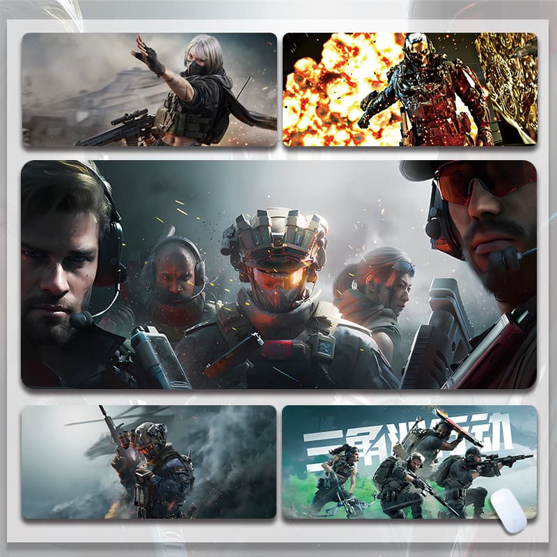 New Delta Force Extra Large Gaming Mouse Pad, Washable and Dirt-Resistant Computer Keyboard Mat, Dropshipping