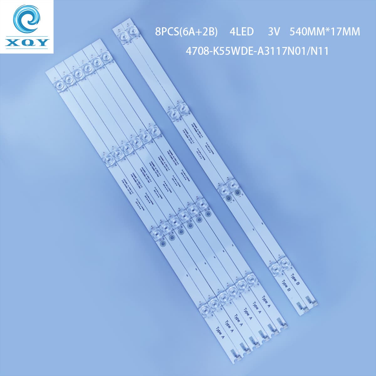 Compatible with Philips 55PUF7194/T3 light bar 4708-K55WDE-A3117N01/N11 K550WDE1