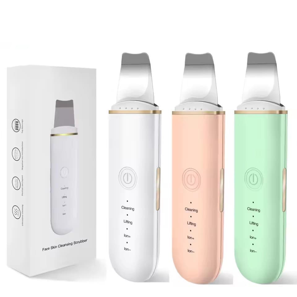 Home Electric Blackhead Spatula Facial Cleansing Import/Export Ion Cleaner for Pore, Comedone, and Stratum Corneum Care