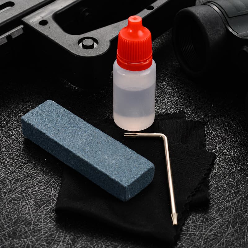 Knife accessories hex Torx dual-purpose screwdriver sharpening stone knife oil cloth knife maintenance kit