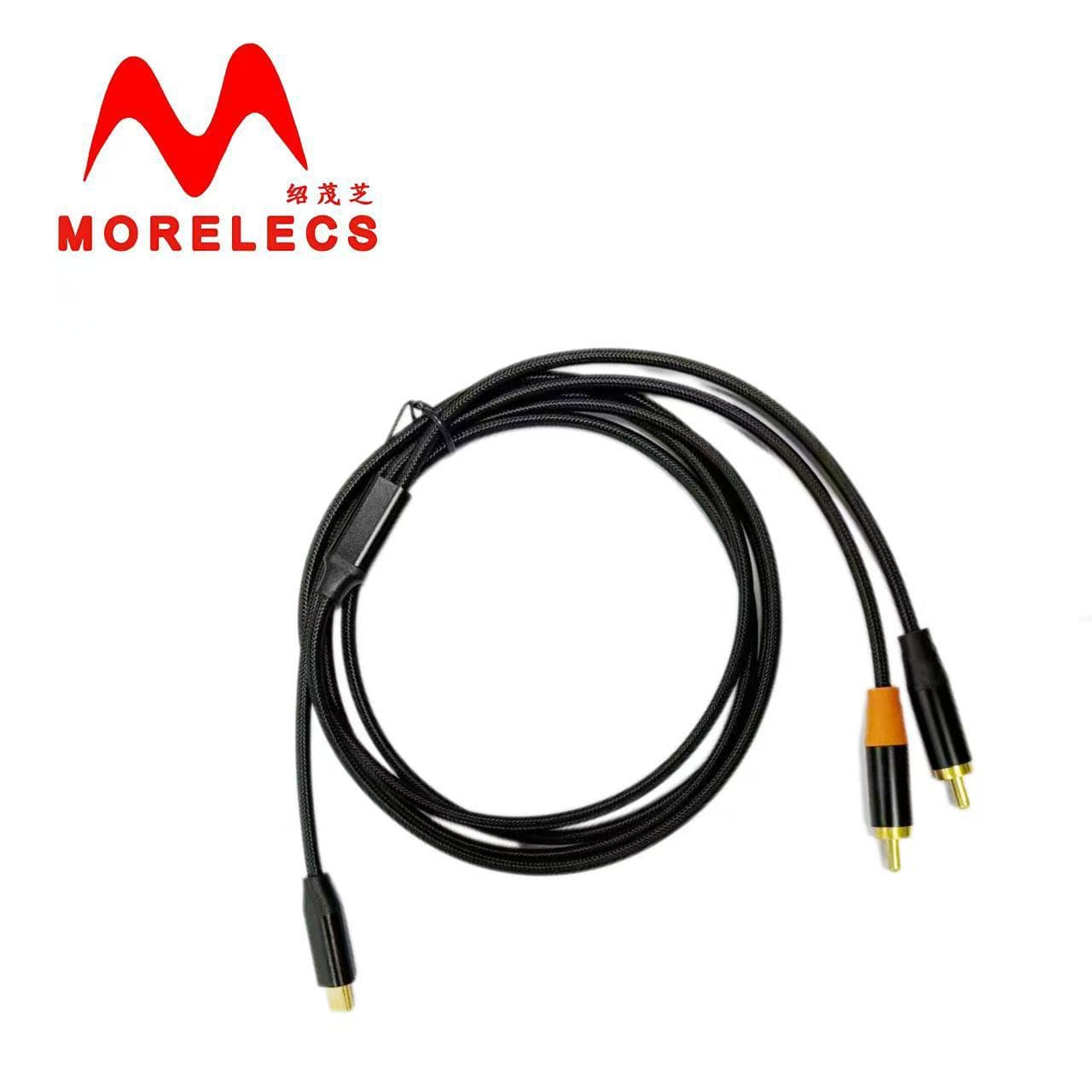 Type-C to Dual RCA Audio Cable for Connecting Speakers to Mobile Phones