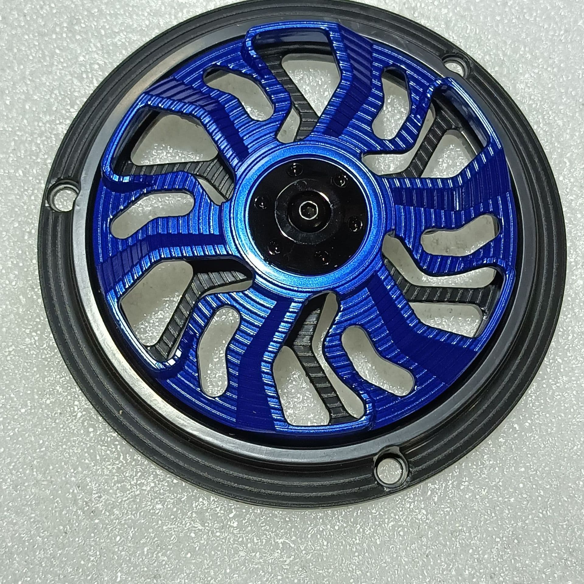 Motorcycle Modification Parts Fan Cover CNC Engine Decorative Fan Blade Cover Hot Selling in Southeast Asia 135mm