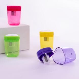 Macaron Color Eco-Friendly Bucket Pencil Sharpener, Student Gift Pencil Sharpener, Cross-Border Pencil Sharpener, Stationery, Beauty Tool