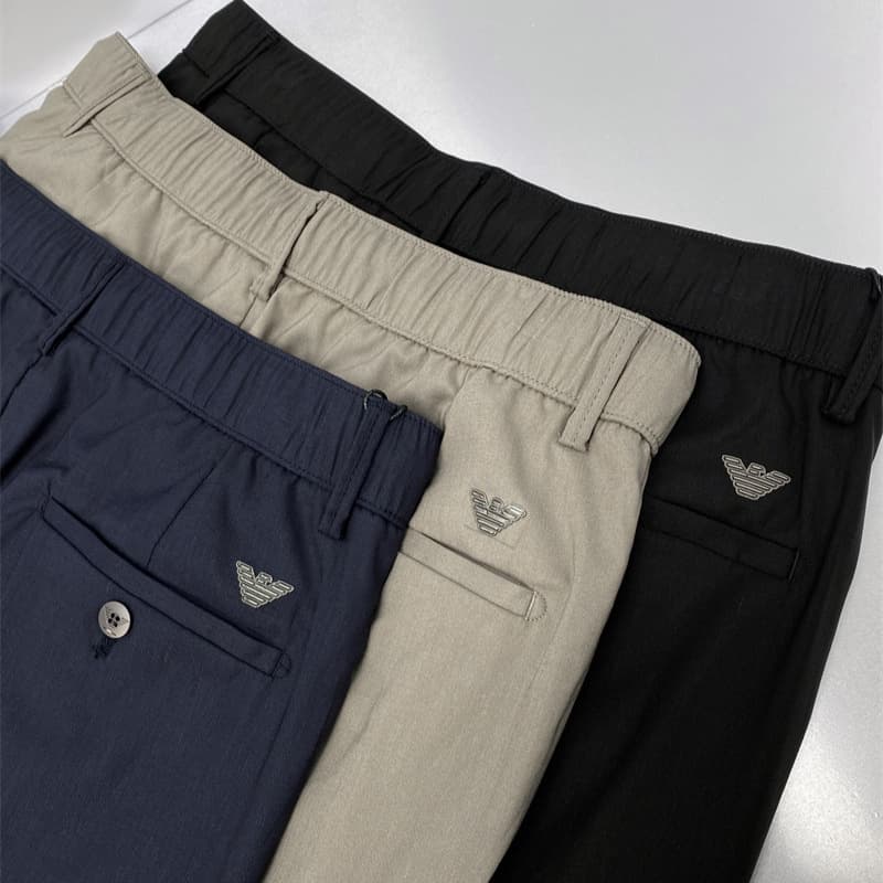 4XL. Special offers are non-refundable. European trendy brand EA spring and summer small straight men's tethered cotton and linen casual pants 9513