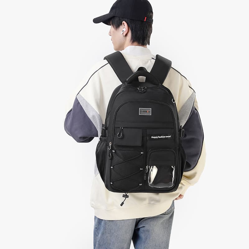 Middle School Student Backpack for Boys and Girls, Junior High and High School, Large Capacity, Ergonomic Spine Protection, Youth Style Unisex Backpack