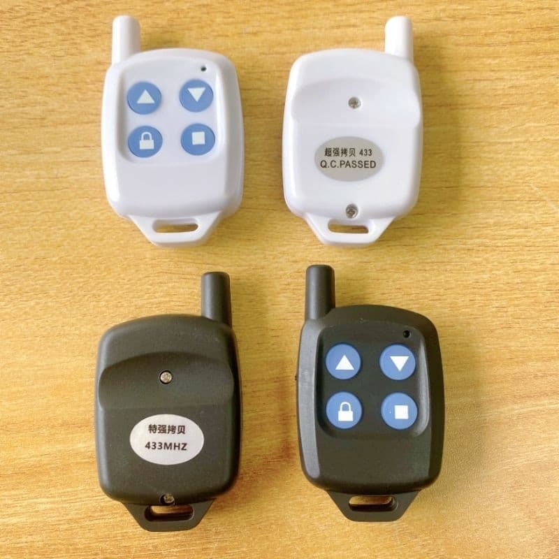 Rolling shutter door electric remote control copy rolling shutter garage telescopic door key 433 copy remote control