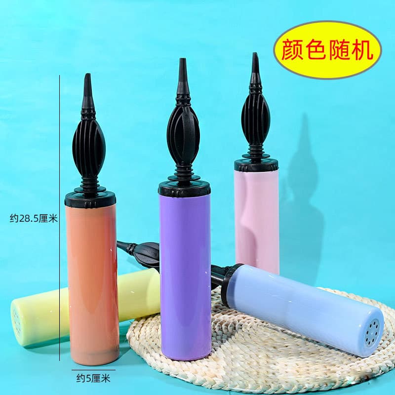 Balloon accessories hand push foot pump plum blossom buckle dispensing acrylic glue knotter sticky hook textured paper