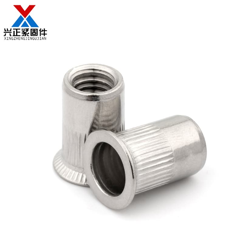 3YV5304 Stainless Steel Flat Head Rivet Nut, Pull Rivet Nut, Small Countersunk Rivet Nut M3M4M5M6M8M10
