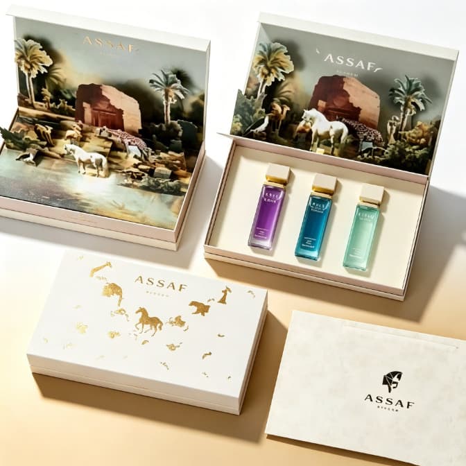 Cross-border Middle East Arabian Dubai ASSAF Foundation Day Group perfume set wholesale