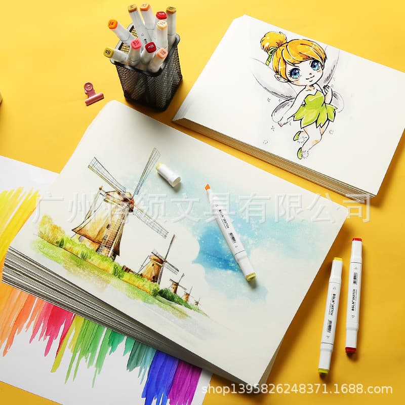 Comic Kent paper marker pen paper hand-painted paper painting quick question drawing paper A4/A3/A5 thickened engineering manuscript paper