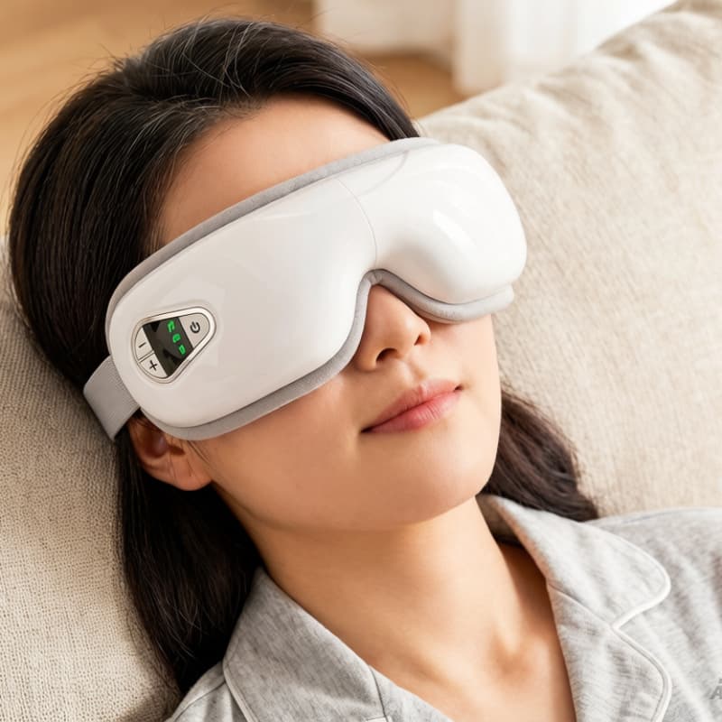 Cross-border Vibration Eye Massager with Bluetooth Music, Hot Compress Eye Care, Air Pressure Eye Massager
