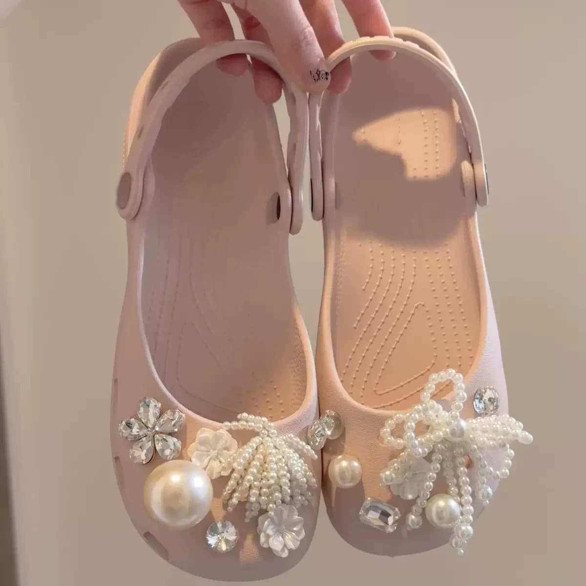New Ballet Croc Sandals Soft Sole Comfortable Women's Summer Non-Slip Outdoor Beach Sandals