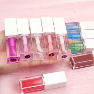 Cross-border No Logo Moisturizing Color-changing Lip Oil LIPOIL Plant Lip Plumping Oil Plump Lips Lip Gloss Makeup Wholesale
