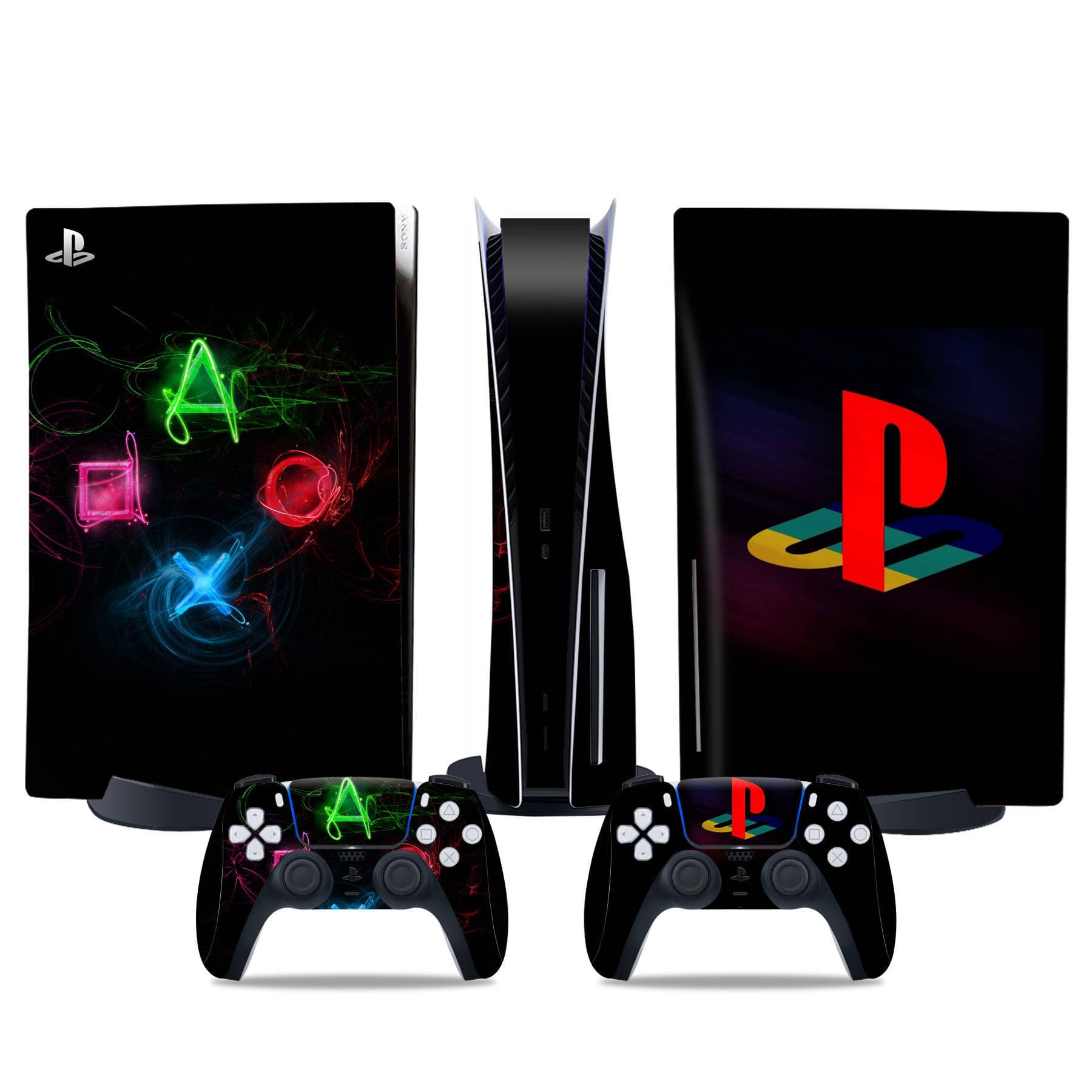 PS5 film, colorful sticker, cartoon film, sticker, protective sticker, handle sticker, all-inclusive color film, optical drive digital