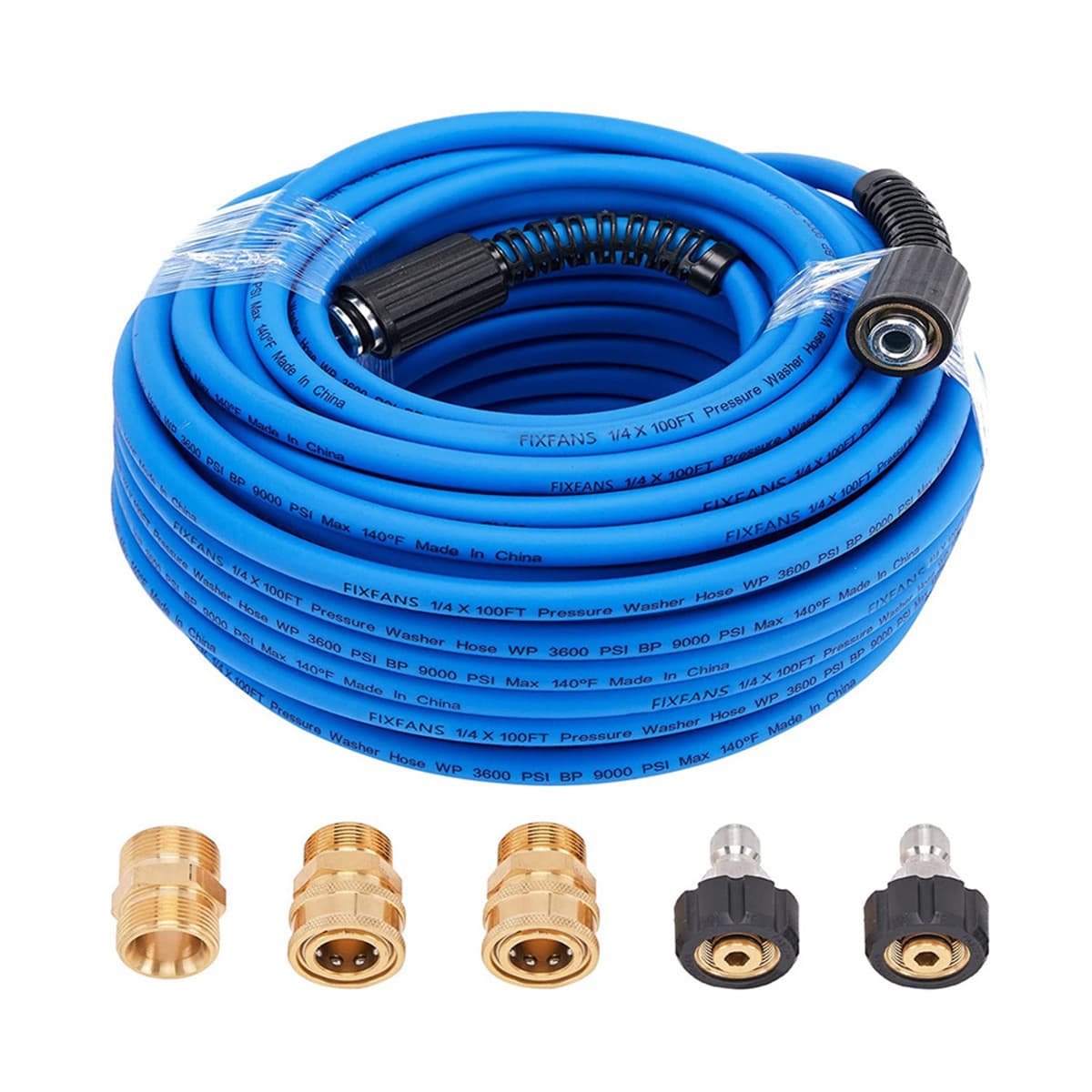1/4 Inch High Pressure Washer Hose, Heavy Duty Pressure Washer Extension Hose, M22 High Pressure Washer Water Hose