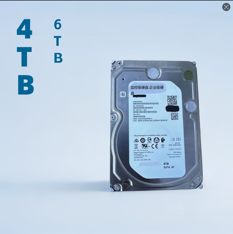 New series surveillance-grade hard drives, enterprise-grade hard drive supply: 4TB, 6TB, 8TB, 10TB, 12TB, 14TB