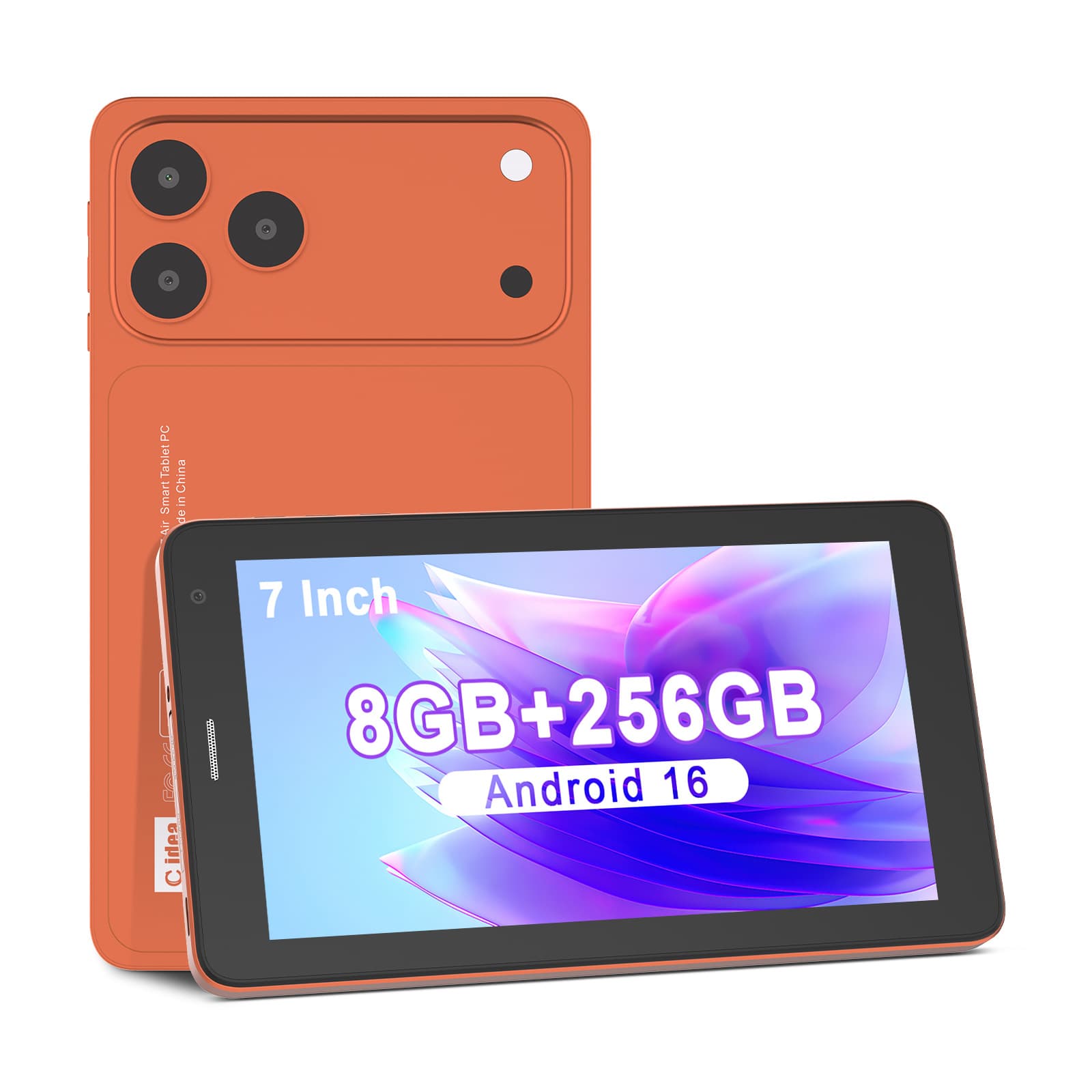 C idea 7-inch New Portable Business Tablet, Android with SIM Card Slot for Work and Study, Dual Cameras