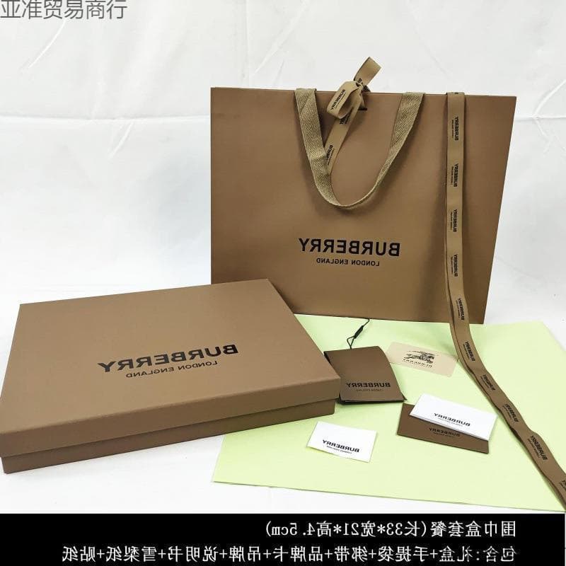 Original Burberry clothes scarf bag coat shirt packaging box Burberry paper bag empty box gift bag